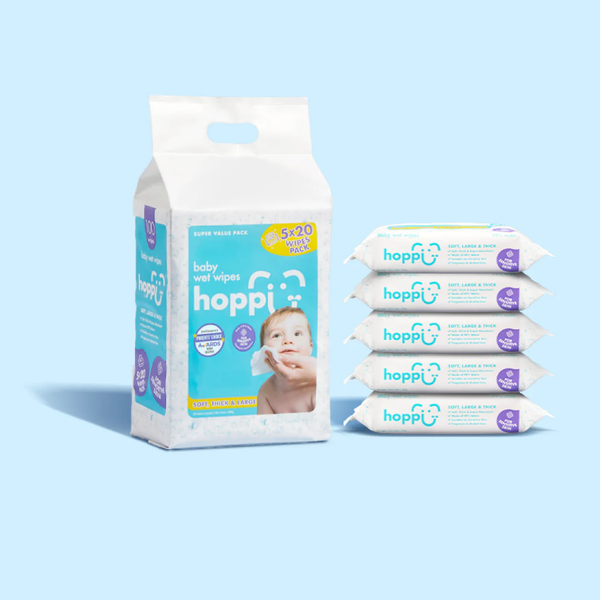 Baby Wet Wipes (20 Wipes x 5)